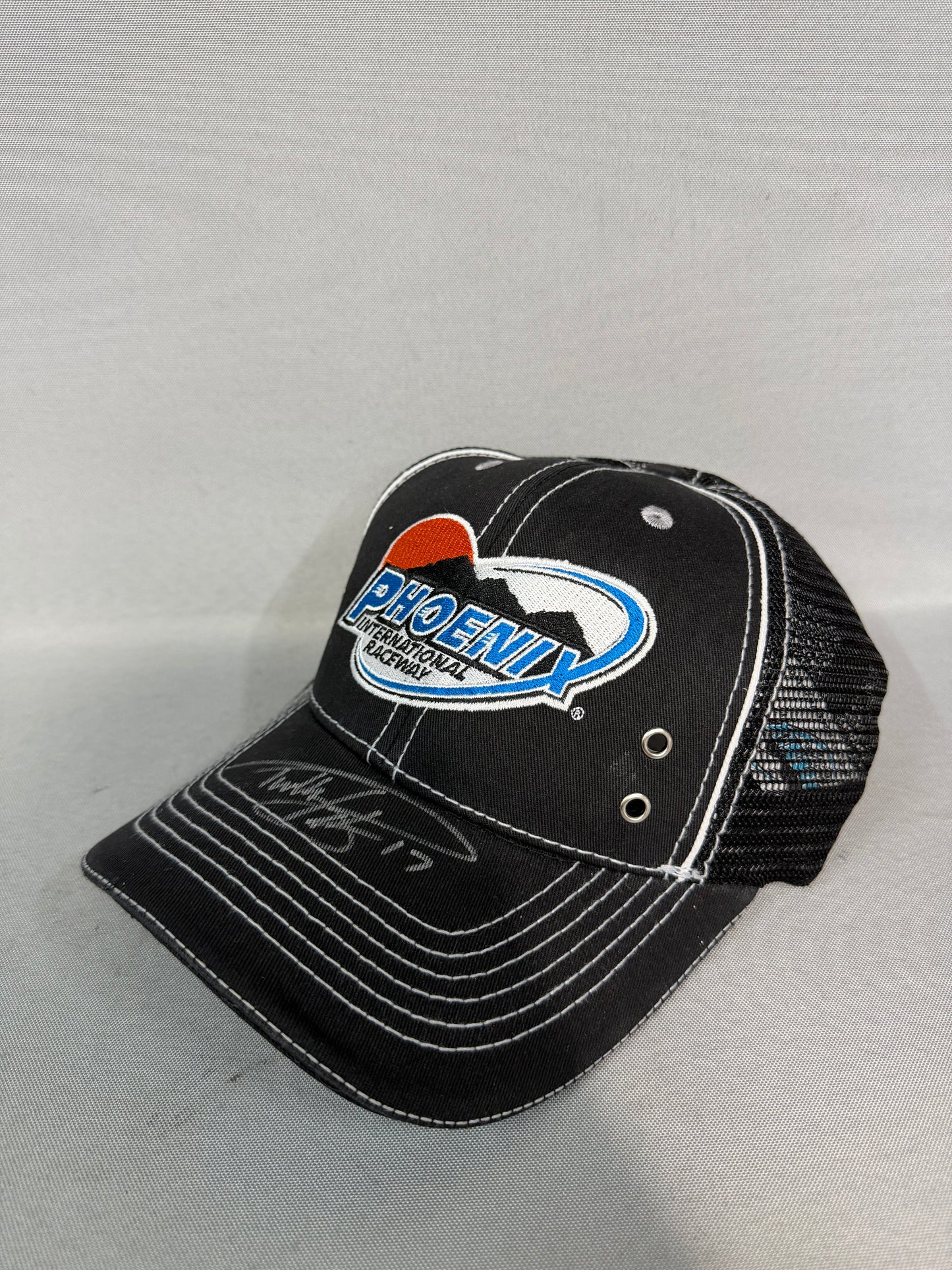 Timothy Peters #17 2015 Phoenix Raceway Nascar Autographed Victory Lane Hat