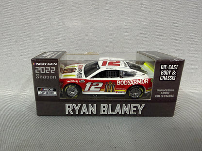 Ryan Blaney #12 2022 Body Armor Nascar 1/64 Diecast