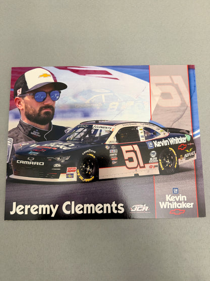 Jeremy Clements 2023 #51 Kevin Whitaker Throwback Nascar Hero Card
