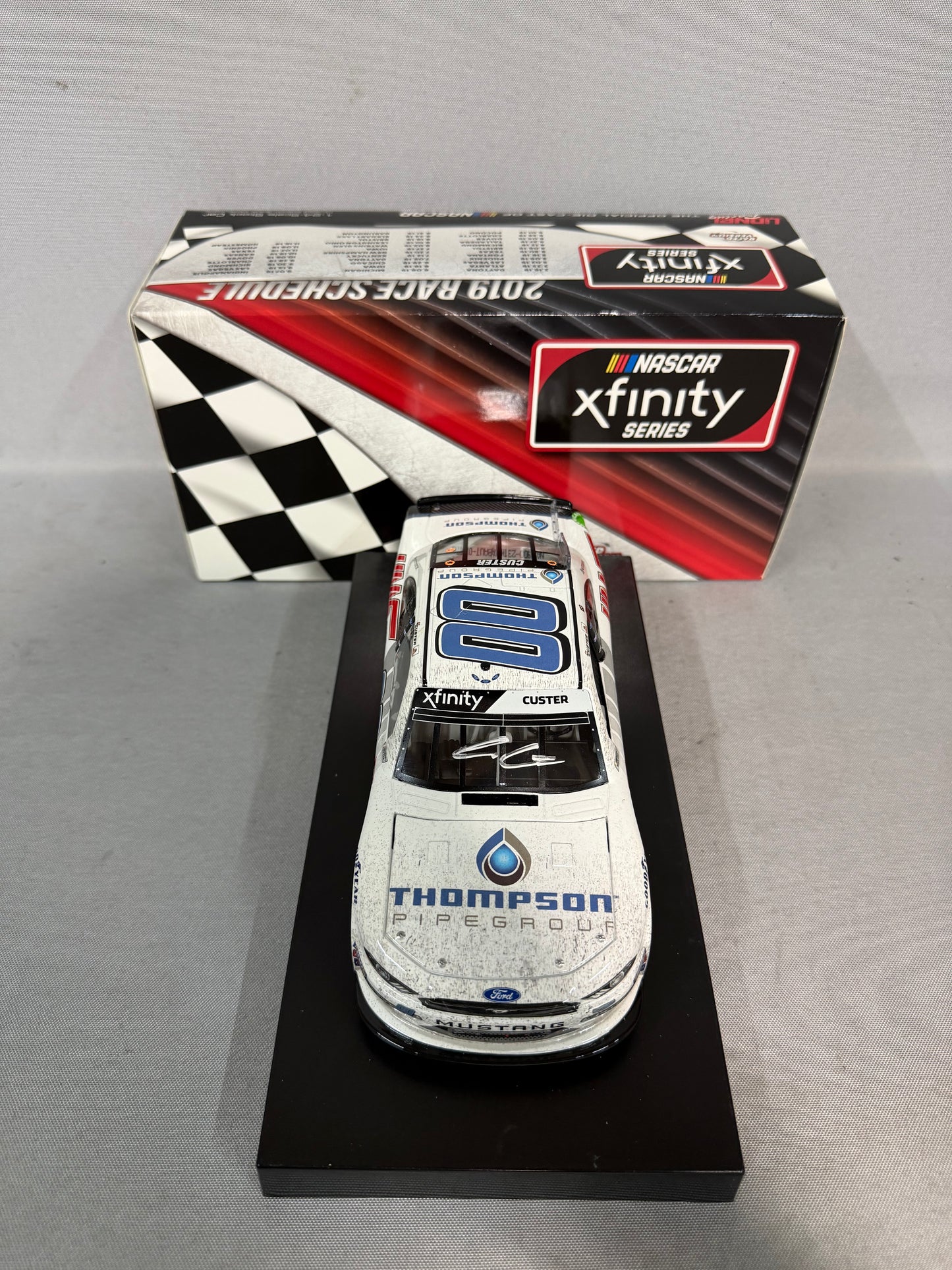 Cole Custer #00 2019 Auto Club Win Thompson Pipe Haas Nascar Autographed Diecast