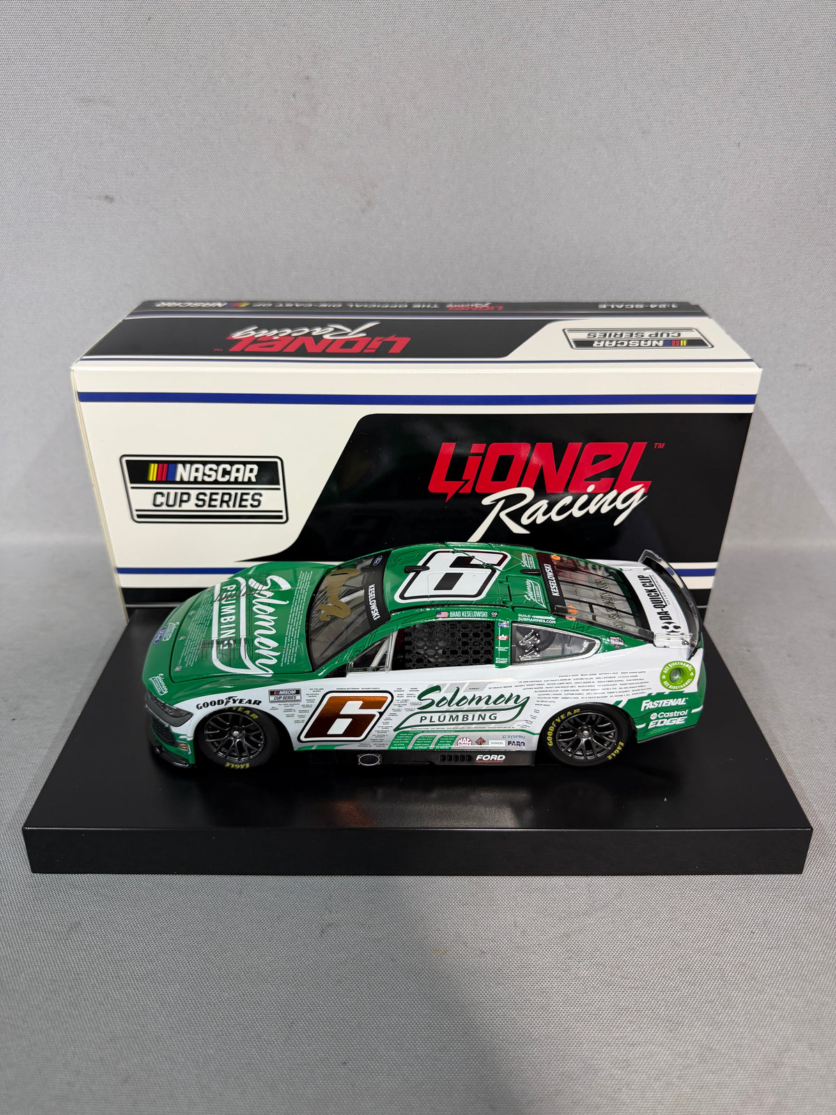 Brad Keselowski #6 2024 Soloman Plumbing Tribute To Veterans Nascar Autographed Diecast