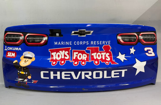 Austin Dillon #3 2025 New Hampshire Toys For Tots Nascar Rear Bumper