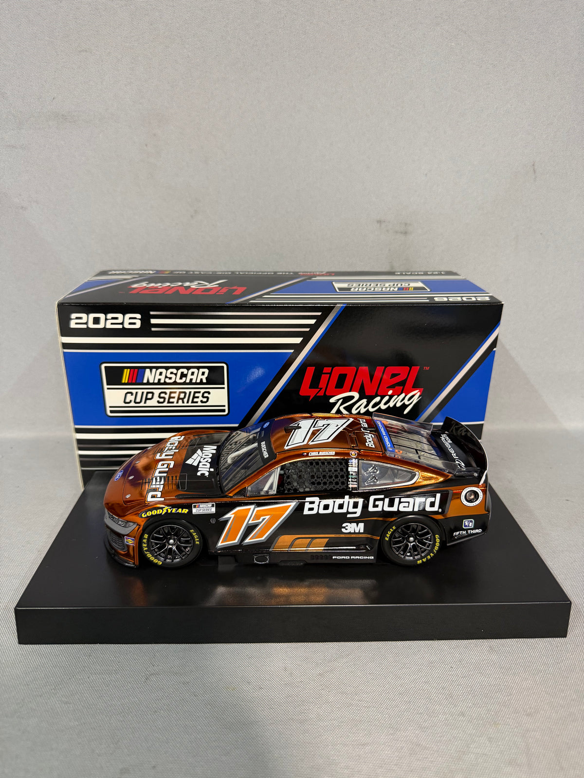Chris Buescher #17 2026 Body Guard Tribute Color Chrome Nascar Diecast