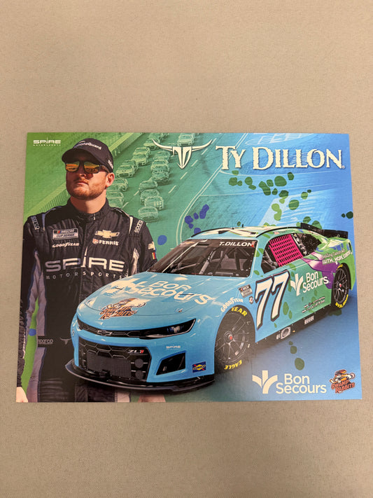 Ty Dillon #77 2023 Ben Secours Nascar Hero Card