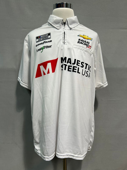 Daniel Hemric #16 Majestic Steel Nascar Crew Shirt Size 2XL