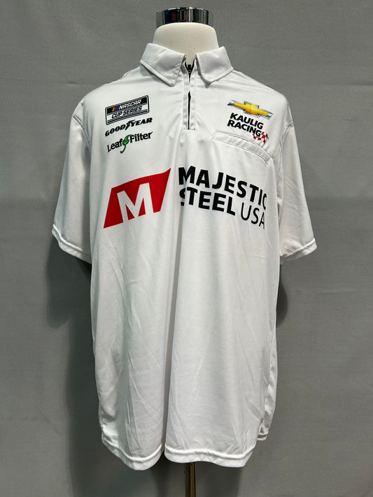 Daniel Hemric #16 Majestic Steel Nascar Crew Shirt Size 2XL