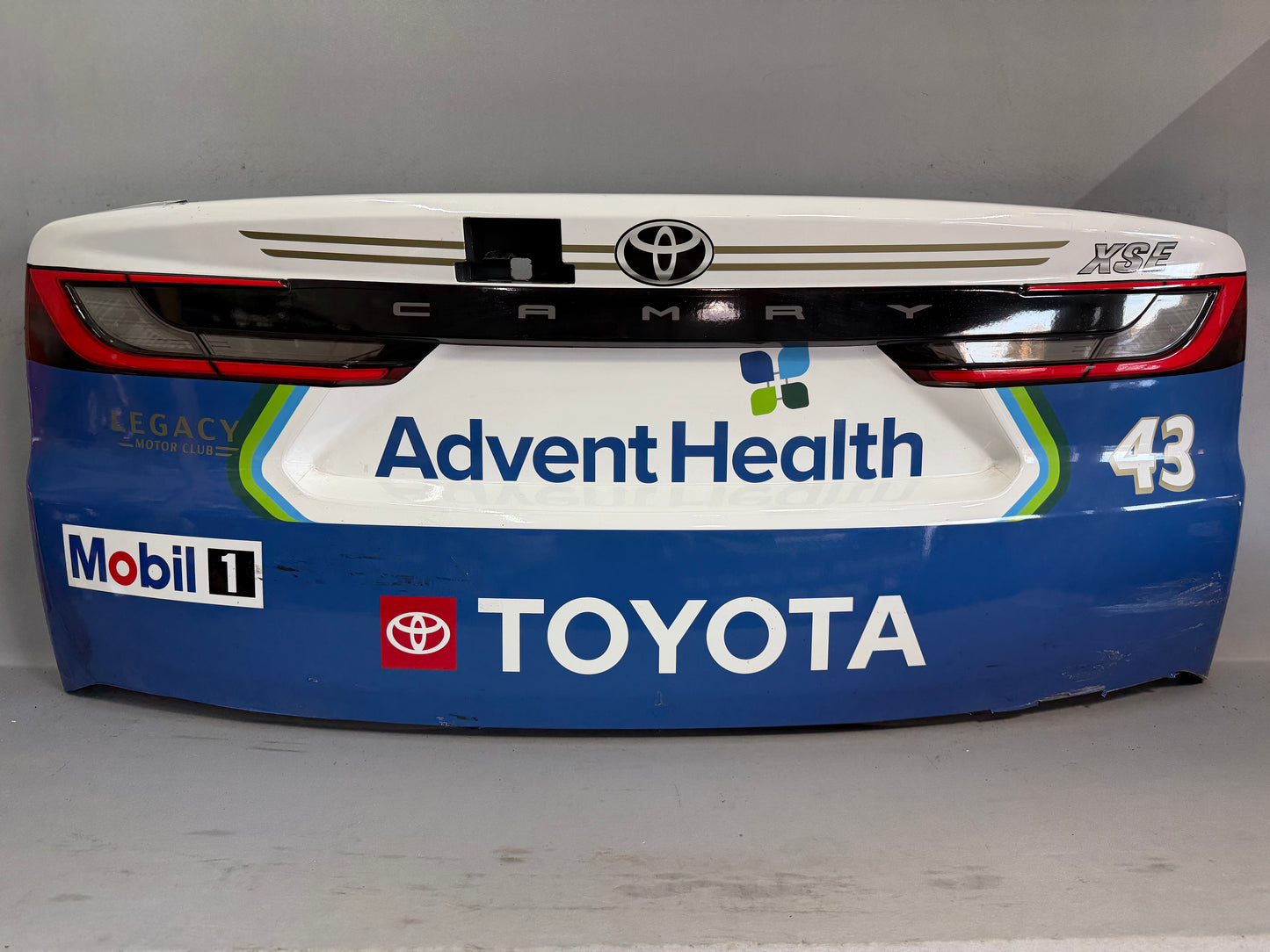 Erik Jones #43 2025 Kansas Advent Health Nascar Rear Bumper