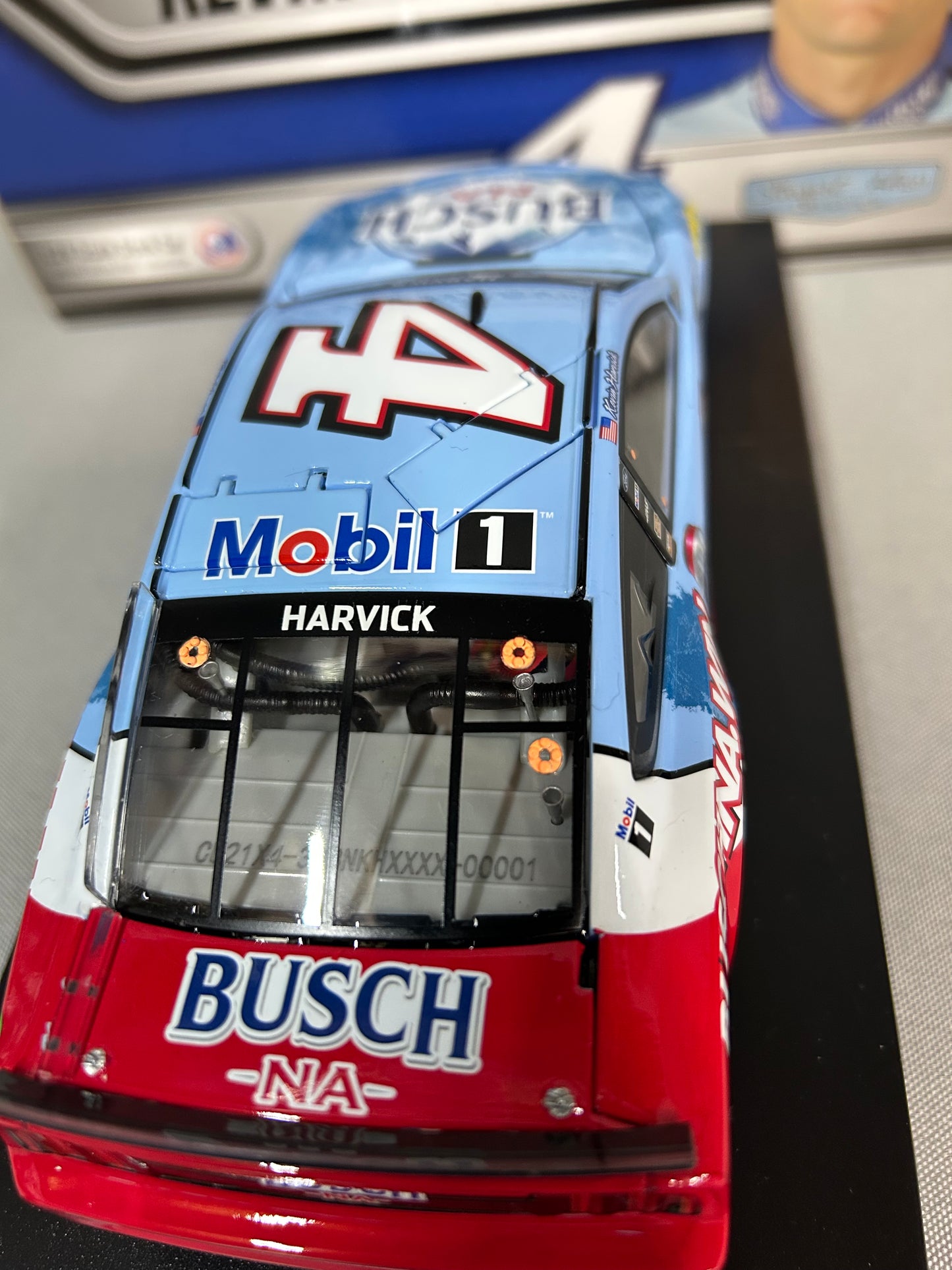 Kevin Harvick #4 2021 Autographed Busch NA Din 1 Nascar Diecast