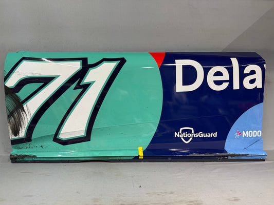 Michael McDowell #71 2026 Darlington 2 Delaware Life Nascar Door Panel