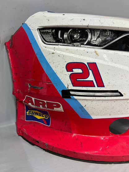Austin Hill #21 2025 Pocono Global Industrial Nascar Front Nose