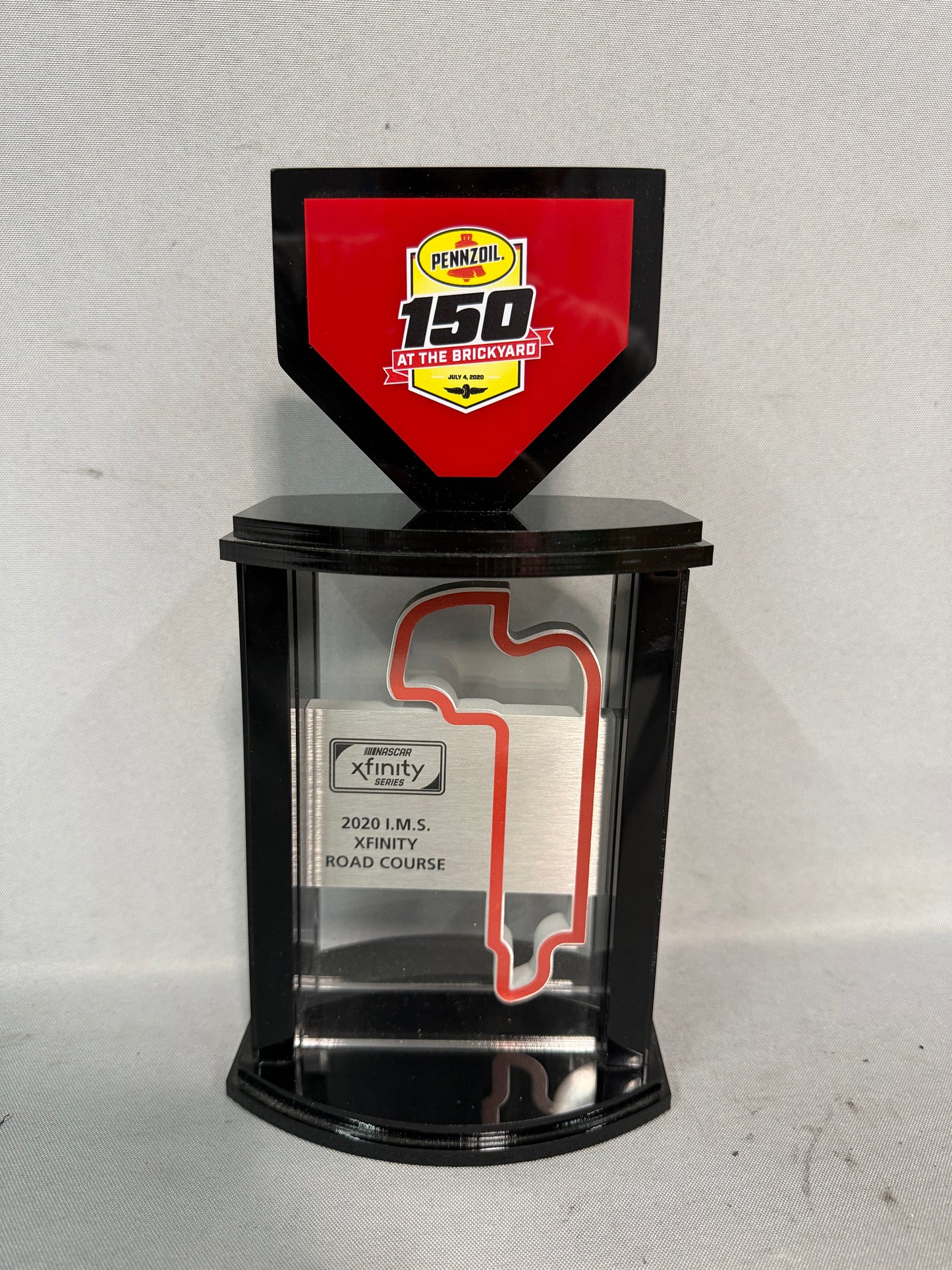 Chase Briscoe #98 2020 Indianapolis 150 At The Brickyard Win Nascar Team Issued Trophy