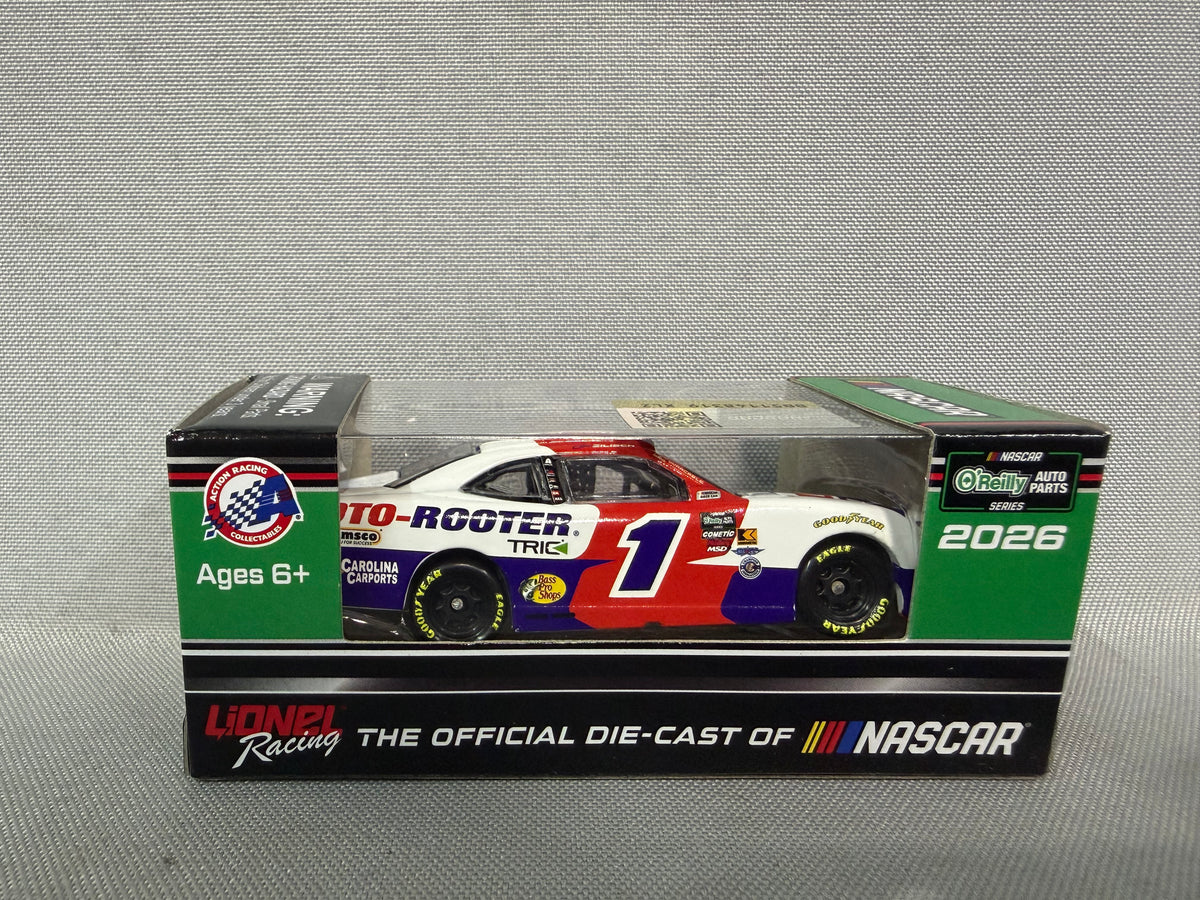 Connor Zilisch #1 2026 Roto Rooter Nascar 1/64 Diecast