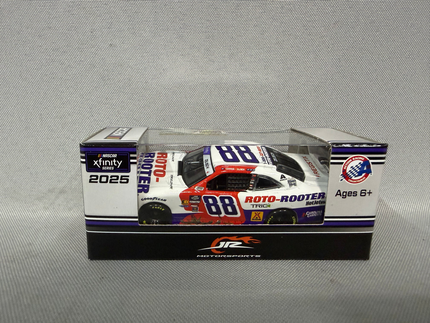 Connor Zilisch #88 2025 Sonoma Win Roto Rooter Nascar 1/64 Diecast