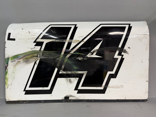 Garrett Smithley #14 2025 Bristol Over The Wall Nascar Door Panel