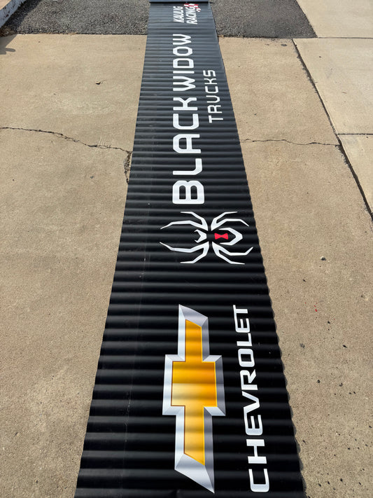 Daniel Dye #10 2025 Black Widow Trucks Nascar Pit Wall Banner