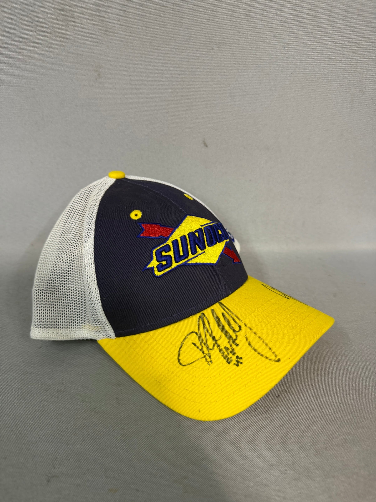 Sunoco Racing Nascar Dual Autographed Hat Size Small/Medium