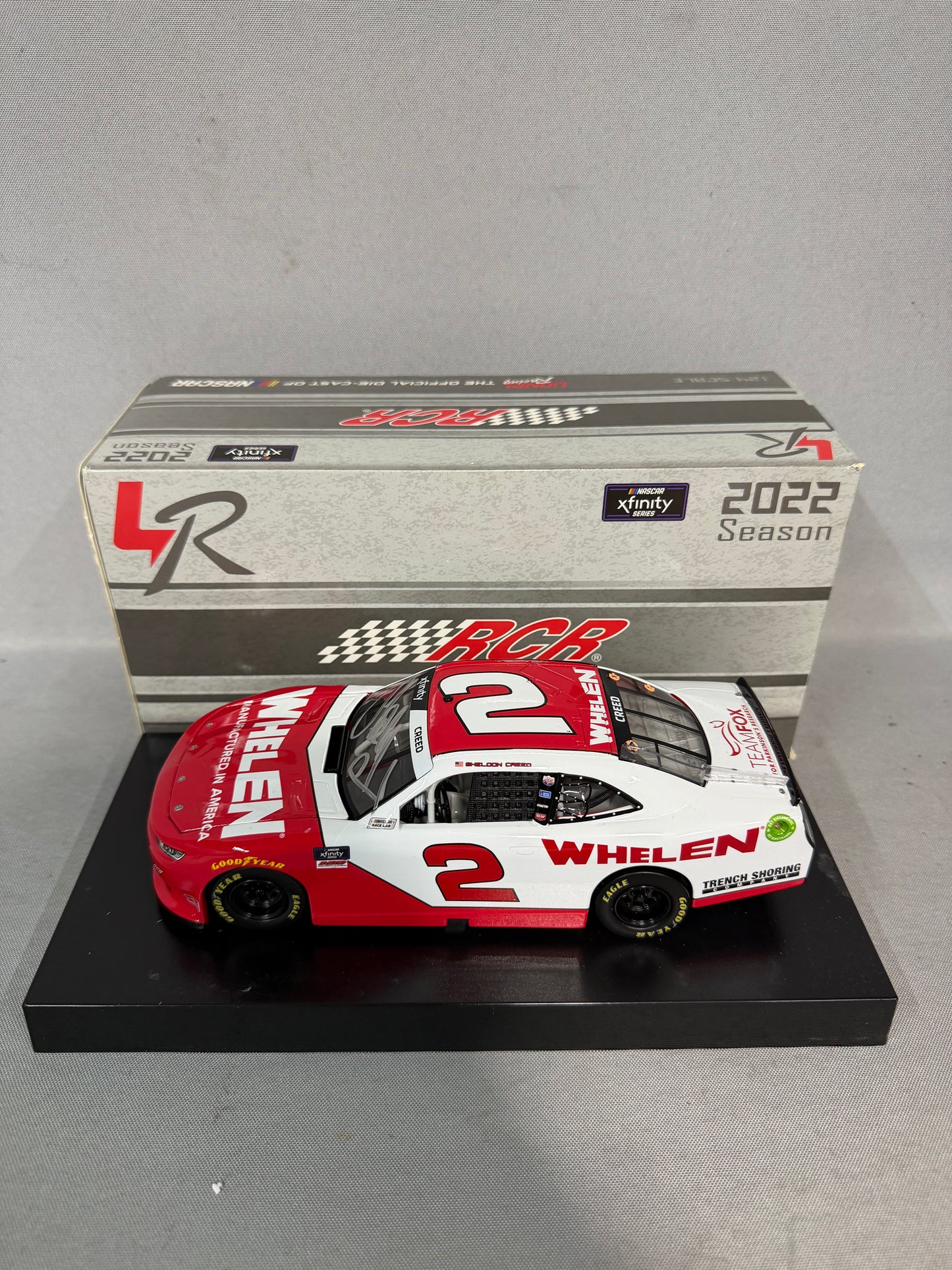 Sheldon Creed #2 2022 Whelen Nascar Autographed Diecast