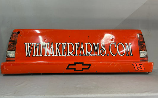 Shane Hmiel #15 Whitaker Farms Nascar Rear Bumper