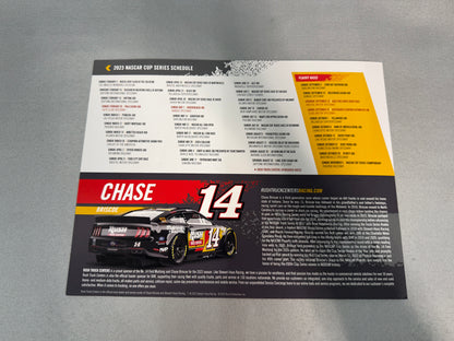 Chase Briscoe #14 2023 Rush Truck Centers Autographed Nascar Hero Card