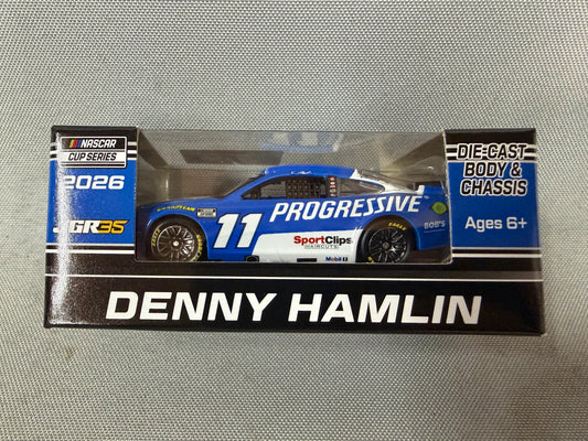 Denny Hamlin #11 2026 Progressive Nascar 1/64 Diecast