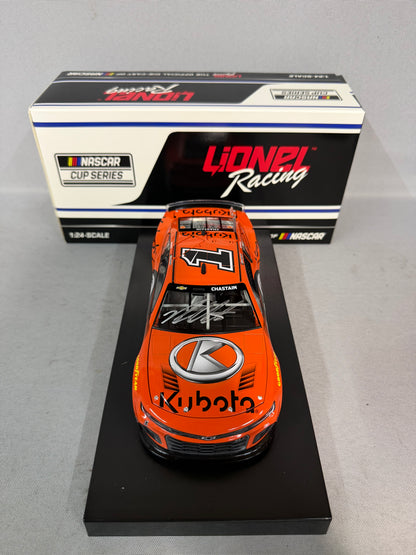 Ross Chastain #1 2024 Kubota Nascar Autographed Diecast