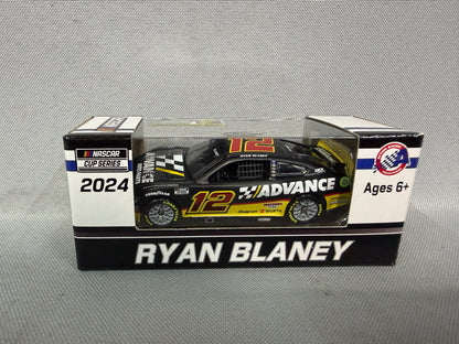 Ryan Blaney 2024 Advance Auto Parts Nascar 1/64 Diecast