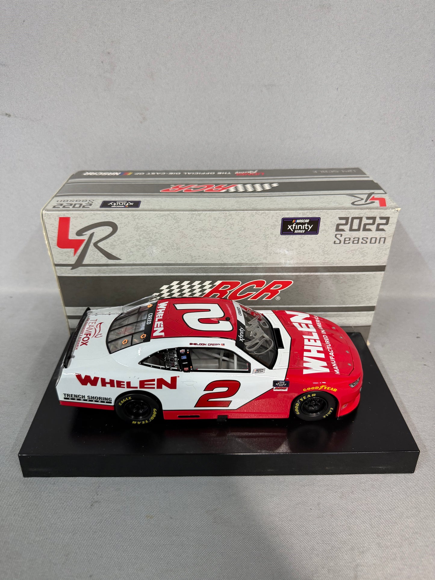 Sheldon Creed #2 2022 Whelen Nascar Autographed Diecast