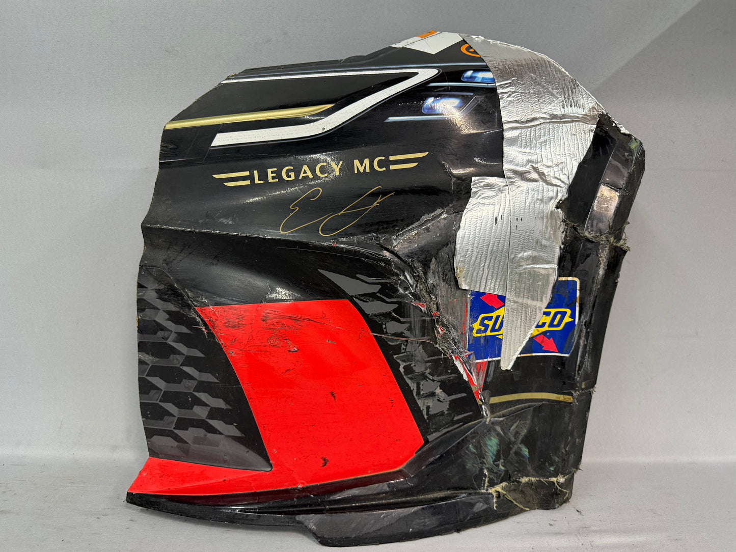 Erik Jones #43 2025 Family Dollar Nascar Autographed Nose Corner