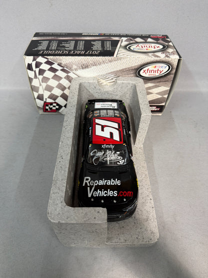 Jeremy Clements #51 2017 Road America Win RepairableVehicles Nascar Autographed Diecast