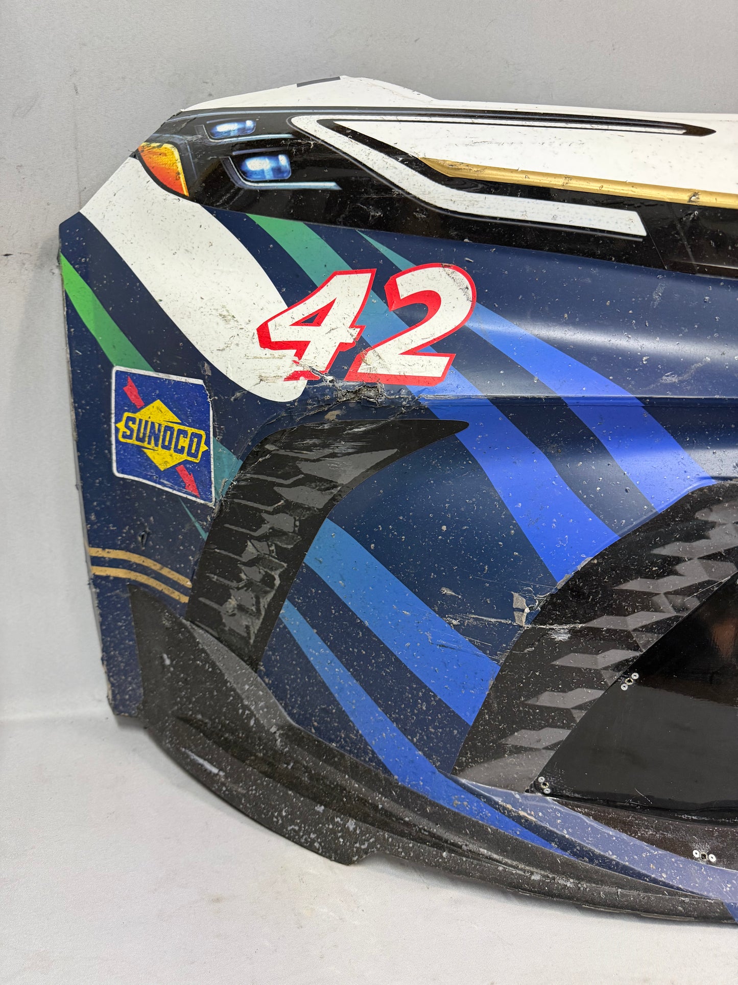 John Hunter Nemechek #42 2026 Talladega 1 Pye Barker Nascar Front Nose