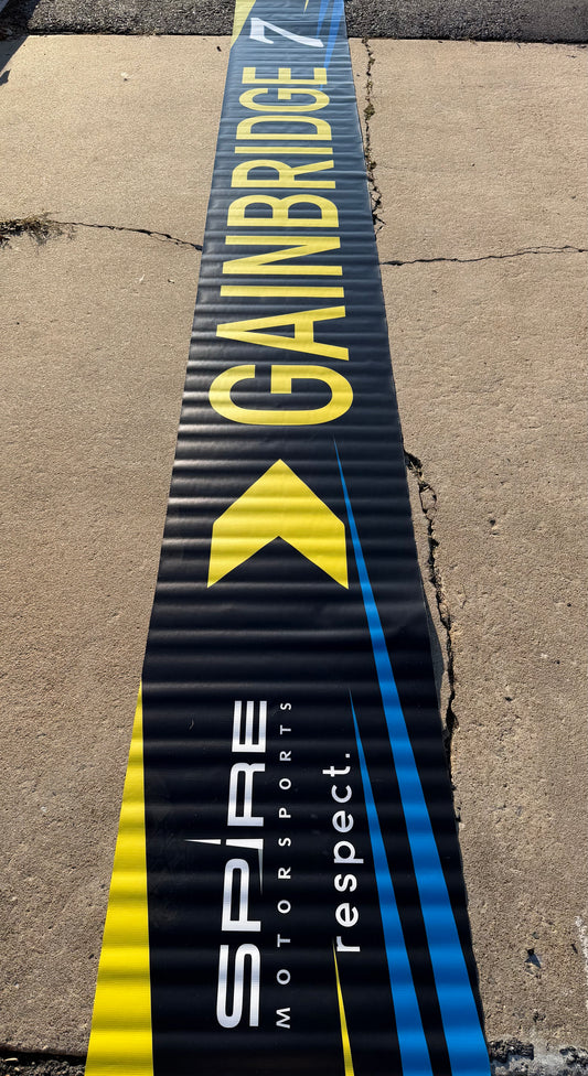 Corey Lajoie #7 2023 Gainbridge Nascar Pit Wall Banner