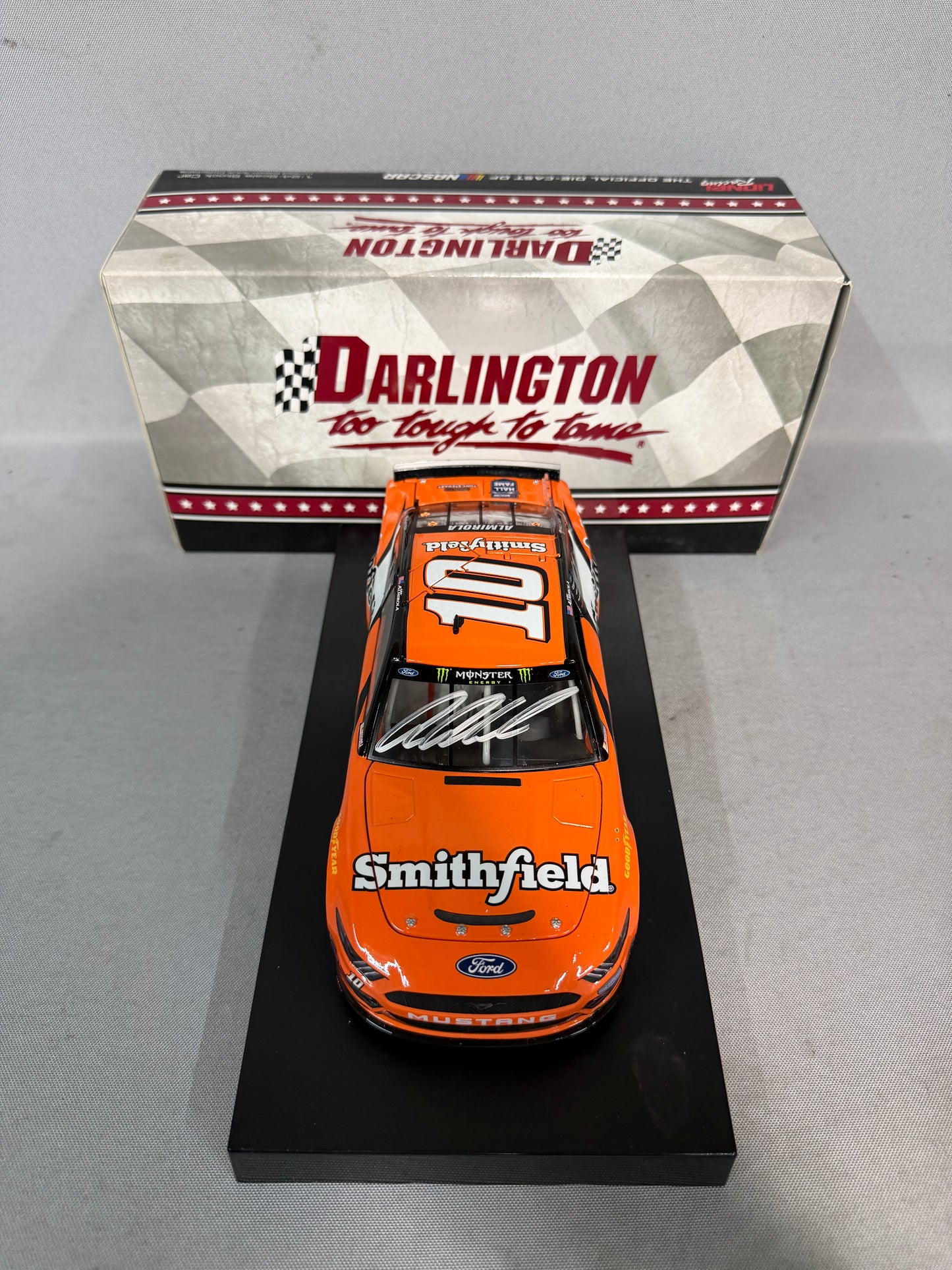 Aric Almirola #10 2019 Smithfield Darlington Nascar Autographed Diecast