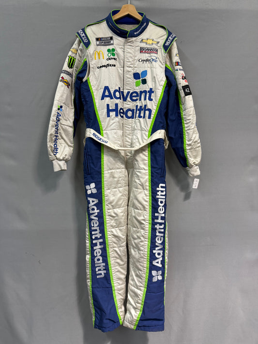 Kyle Larson #42 Advent Health Nascar Pit Crew Firesuit C-42 W-38 L-28
