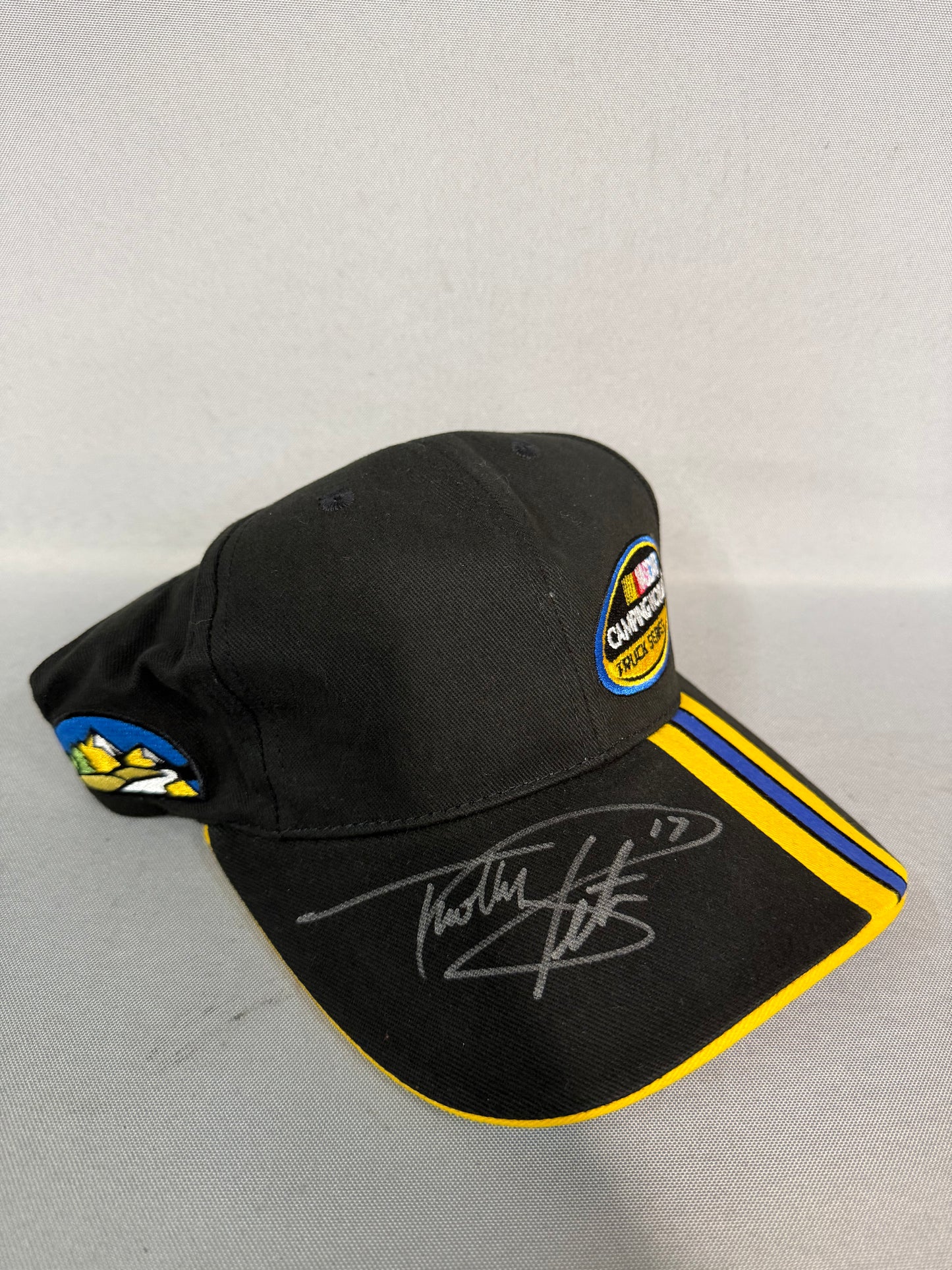 Timothy Peters #17 2013 Iowa Camping World Truck Series Nascar Autographed Victory Lane Hat