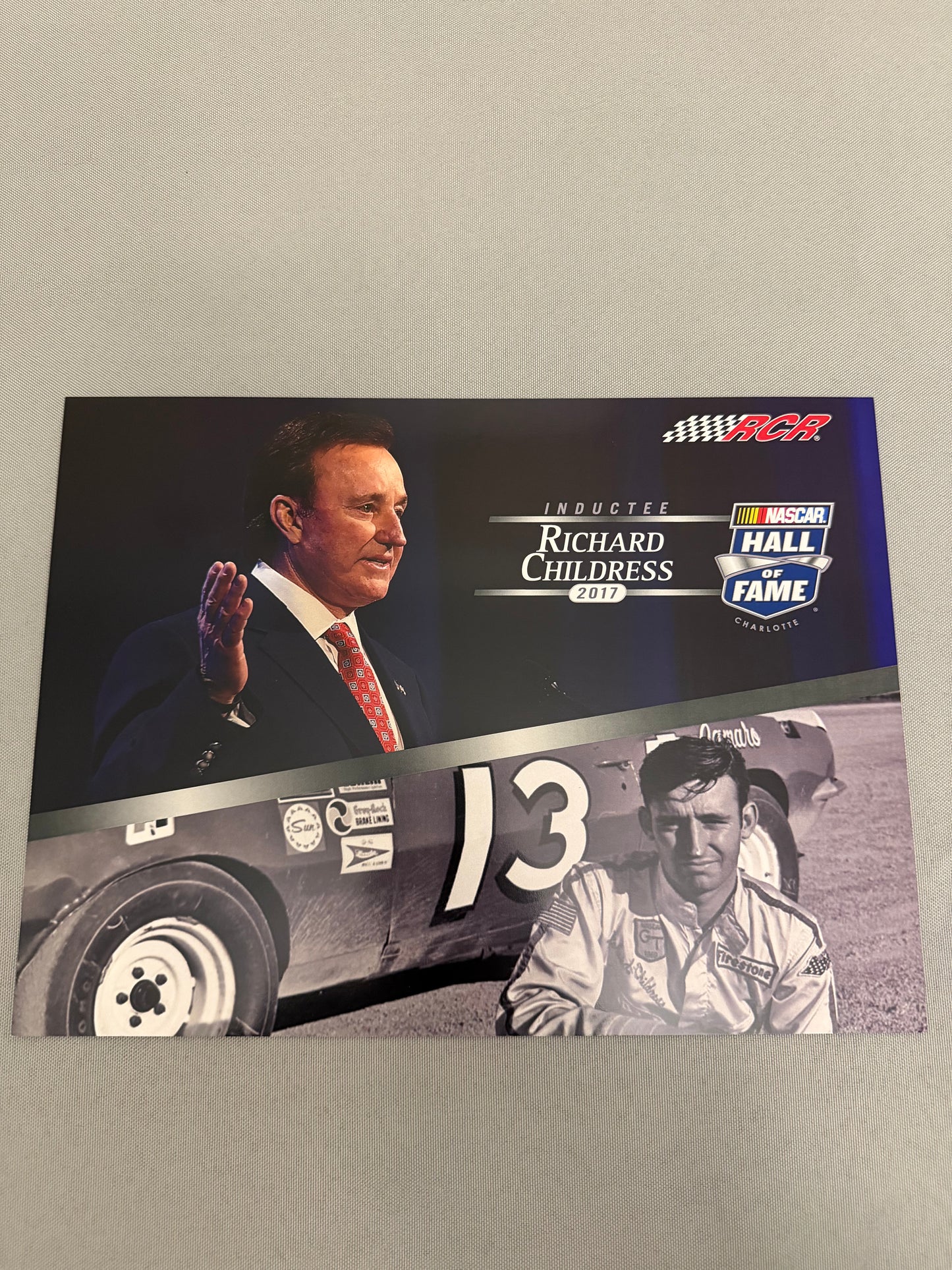 Richard Childress 2017 Hall Of Fame Nascar Hero Card