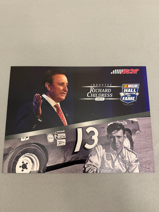 Richard Childress 2017 Hall Of Fame Nascar Hero Card