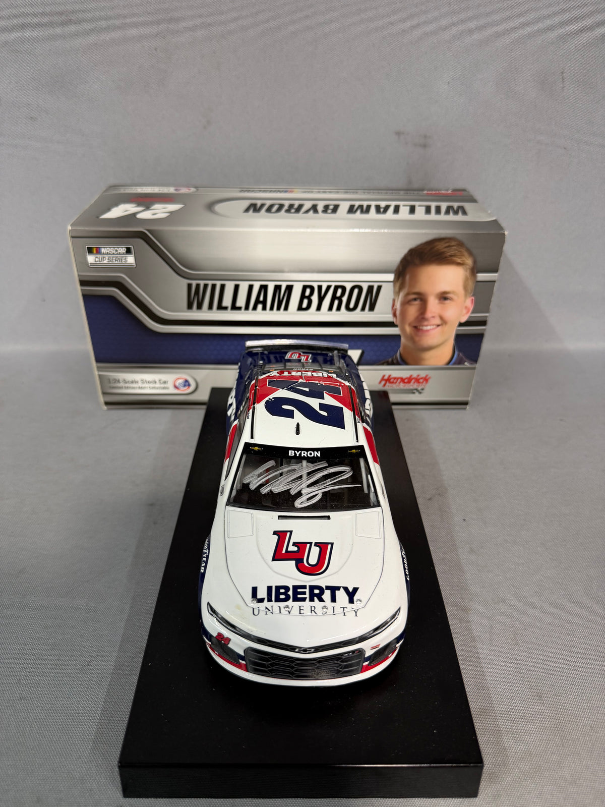 William Byron #24 2021 Liberty University Nascar Autographed Diecast