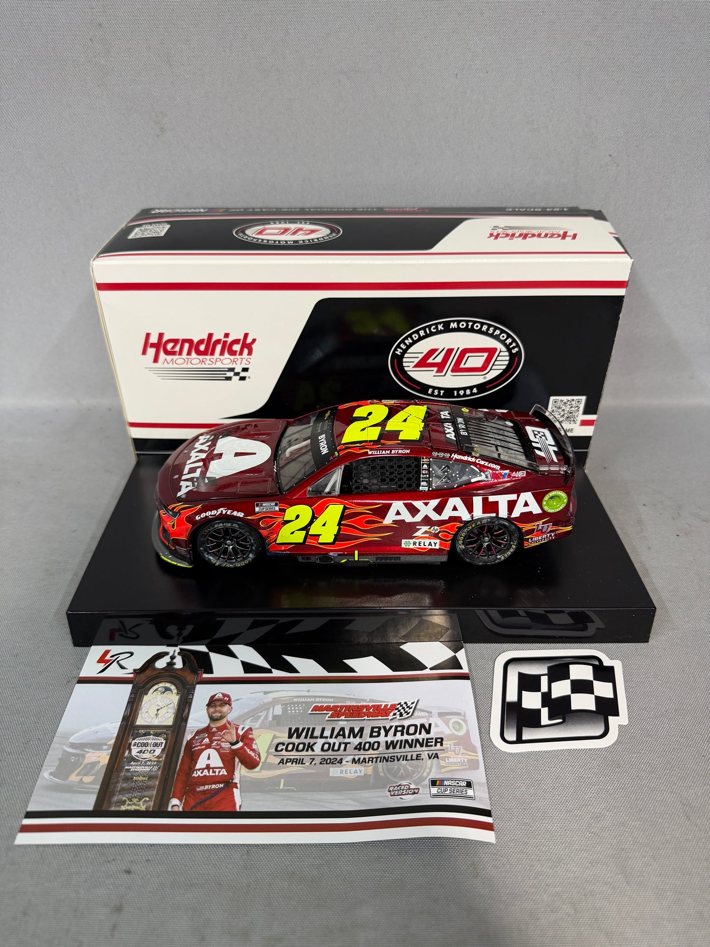 William Byron #24 2024 Martinsville Win Axalta Nascar Diecast