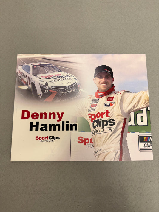 Denny Hamlin #11 2023 Sport Clips Nascar Hero Card