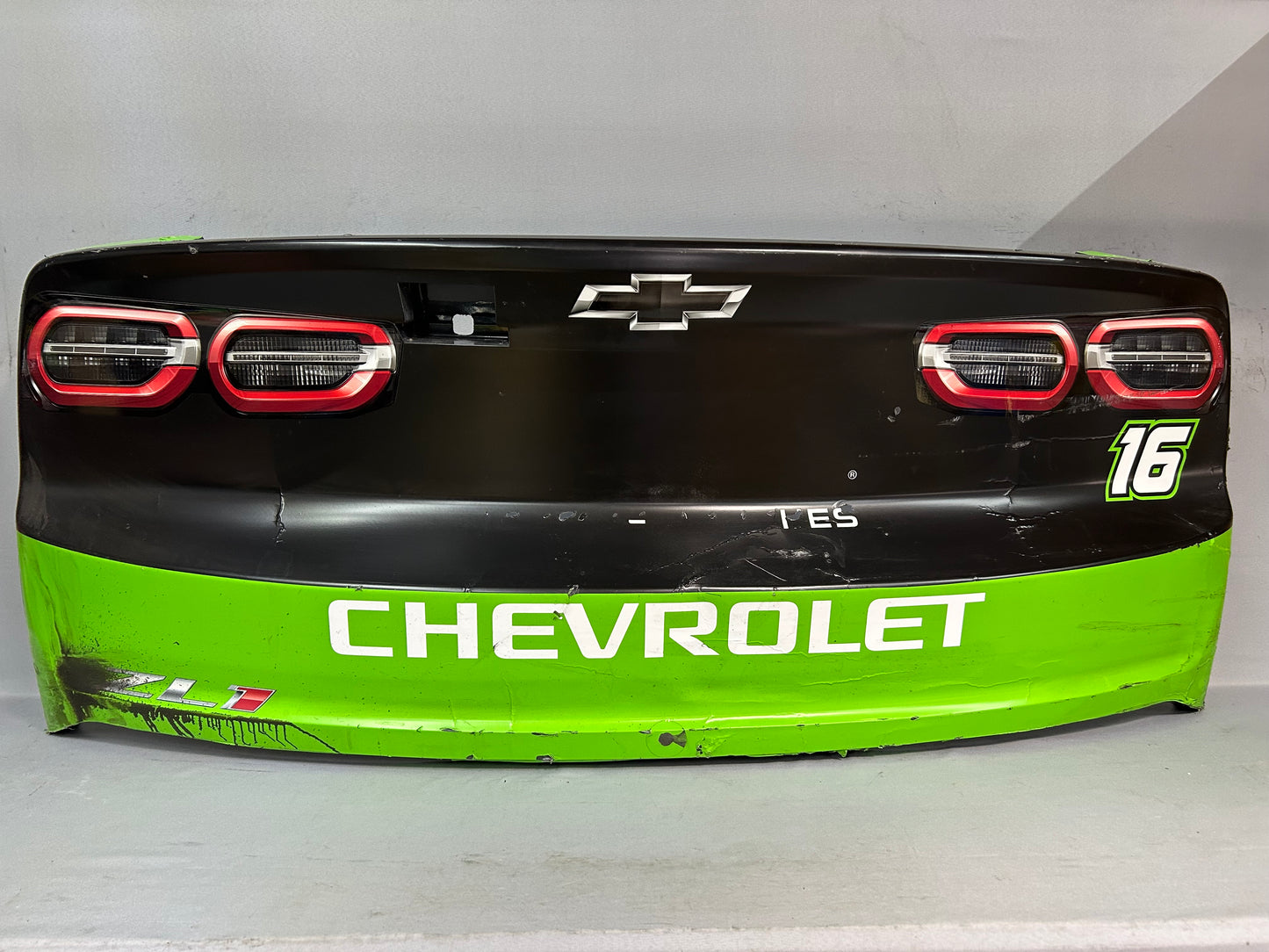 AJ Allmendinger #16 2025 Indianapolis Grizzly Nascar Rear Bumper