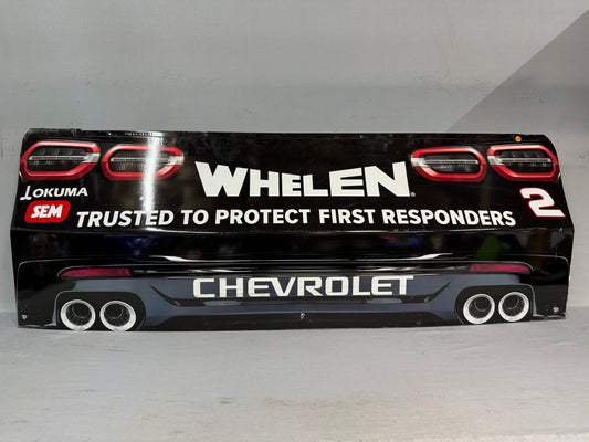 Jesse Love #2 2025 WWTR Gateway Whelen Nascar Rear Bumper