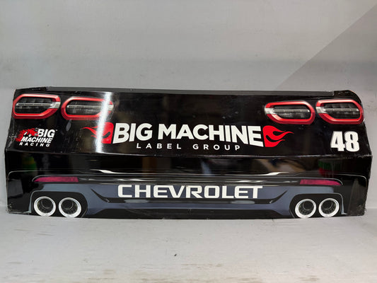 Nick Sanchez #48 2025 Mexico City Big Machine Nascar Rear Bumper