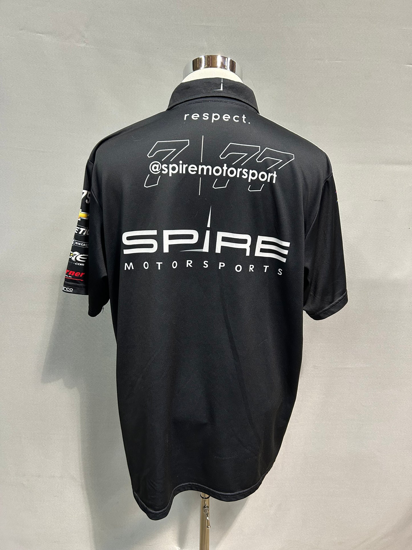 Corey Lajoie #7 2023 Spire Motorsports Nascar Crew Shirt Size XL