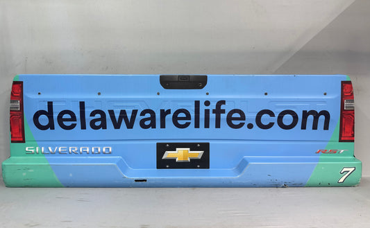 JJ Yeley #7 2025 Talladega Delaware Life Nascar Rear Bumper