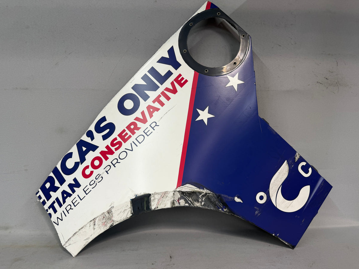 Ty Dillon #10 2026 COTA Patriot Mobile Nascar Partial Quarter Panel