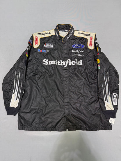 Aric Almirola #10 Smithfield Nascar 2 Piece Crew Firesuit C-50 W-38 L-30