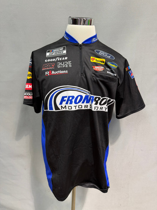 Michael McDowell #34 2021 Front Row Motorsports Nascar Crew Shirt Size Large