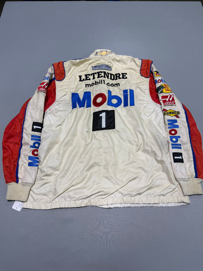 Tony Stewart #14 Mobil 1 Nascar 2 Piece Crew Firesuit C-46 W-36 L-28
