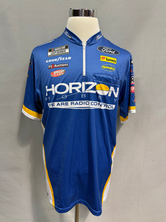 Michael McDowell #34 2022 Horizon Hobby Nascar Crew Shirt Size Large