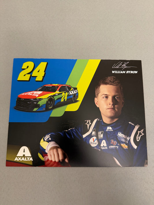 William Byron #24 2021 Axalta Nascar Hero Card
